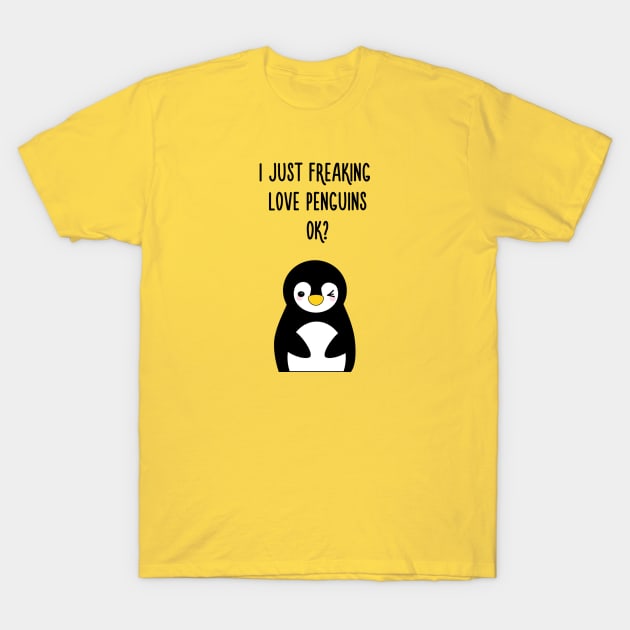 Penguin T-Shirt by Mint Cloud Art Studio